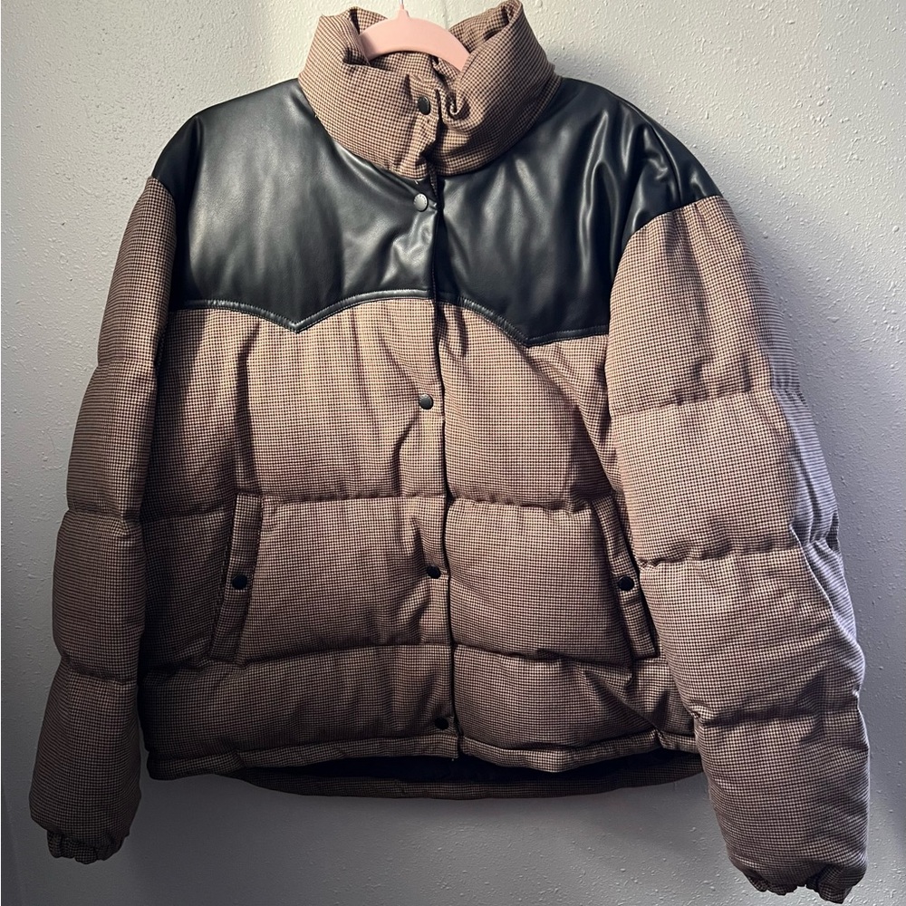 New RAG & BONE Cal Plaid Puffer Jacket Size XL - Picture 2 of 9